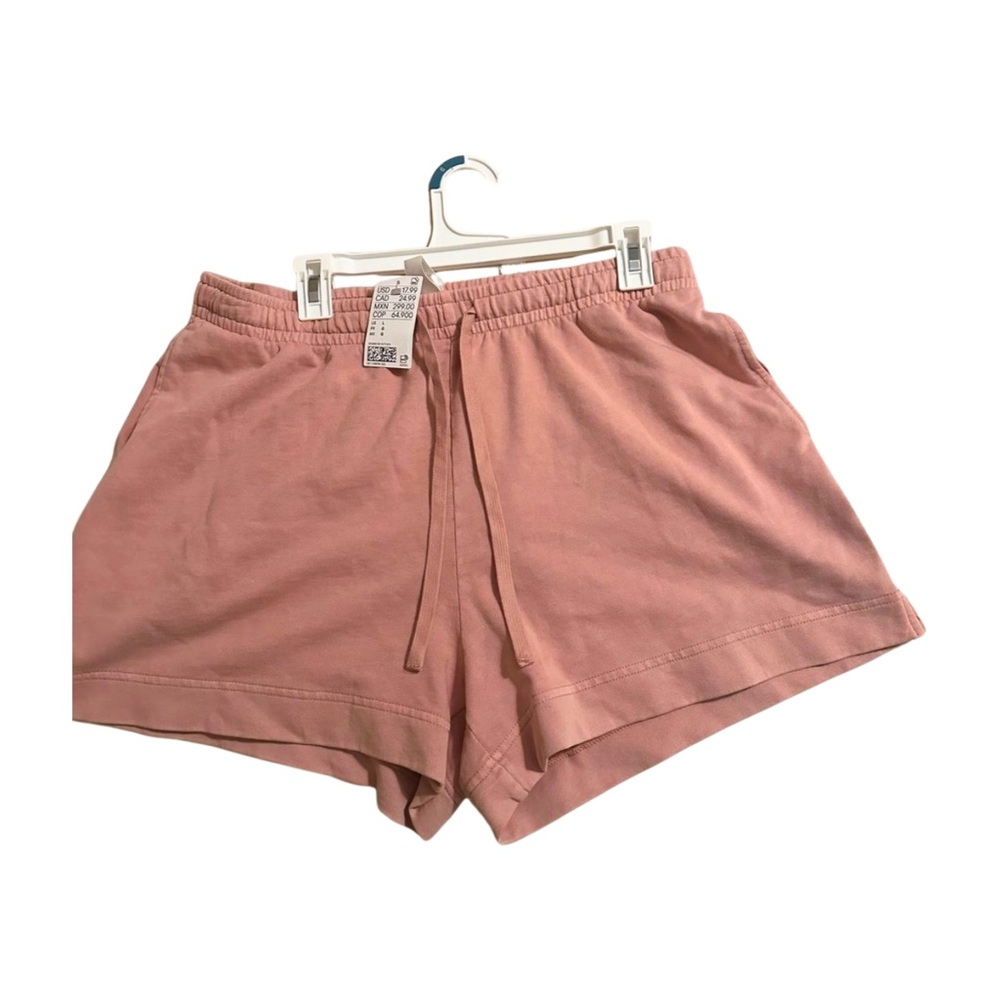 Pink Casual Shorts